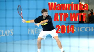 Stan Wawrinka Training ATP Finals 2014 [upl. by Anh178]