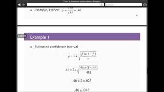 umh2072 201314 Tema 41G Variabilidad e intervalos de confianza [upl. by Halfdan]