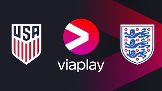 USA v England  Viaplay Sports [upl. by Kimitri162]