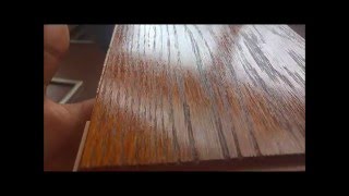 OILBASED SEALER WITH PIGMENTS  Tover  APPLIED ON OAK FLOOR PLANKS [upl. by Argela575]