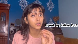 BREAK UP STORY 💔💯🙏🏻 Sakshiijha03 breakup vlog youtube vlogger [upl. by Iolanthe]