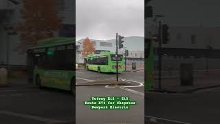 Newport Electric  Yutong E12 Z15 Route X74 for Chepstow [upl. by Arabella]