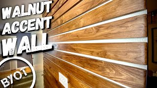 DIY ACCENT WALL  MODERN ACCENT WALL [upl. by Aicemat]