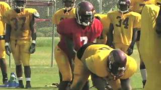 BCC Football practice Sunshine Network Segment [upl. by Aivin]