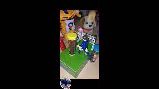 Lets play Asmr again shooting soccer Banker Coin trending viral satifiying [upl. by Imarej]