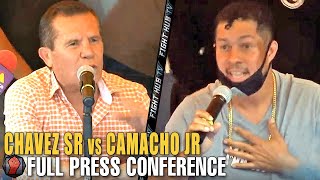 JULIO CESAR CHAVEZ SR VS HECTOR CAMACHO JR  FULL PRESS CONFERENCE [upl. by Laehcor]