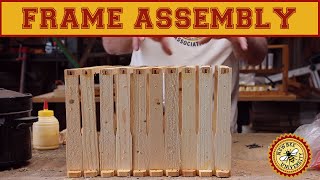 Beekeeping 101  Bee Frame Assembly without a Jig [upl. by Barrie77]