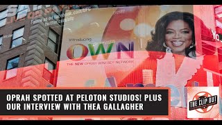 Oprah Spotted At Peloton Studios Plus Our Interview With Thea Gallagher [upl. by Nacul]