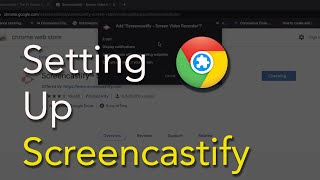 Screencastify Tutorial Part 1 Installing the Extension [upl. by Aniretac143]