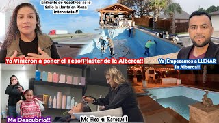 Ya Casi esta LISTA la Alberca🤩‼️Nos Toco Verlo🛞😰Ya Empezamos a llenar la Alberca🫣Hice mi Retoque [upl. by Umeko]