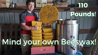 😮Beeswax Processing Made Easy  NEW Thorne Wax Melter [upl. by Ailic786]