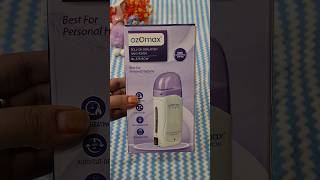 I tried😊 Ozomax Rollon Depilatory wax heater review in HindiShortsRoll on wax heater how to use [upl. by Huang462]