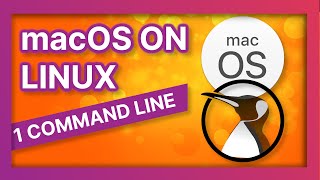 Run macOS on Linux with 1 COMMAND [upl. by Asim]