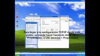 Configuración TCPIP en Windows XP [upl. by Assirehc]