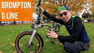 NEW Brompton G Line  Detailed Look Ride and First Impressions at Clever Cycles in Portland [upl. by Julita]