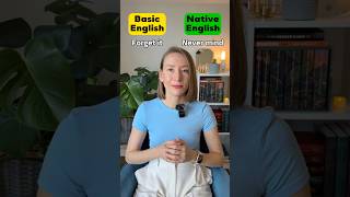 Basic English vs Native English  American English 🇺🇸 english learnenglish [upl. by Jesher]