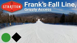 Stratton Mountain  Franks Fall Line to Grizzly Access [upl. by Nylesoj]