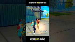 BUILDING KE UPAR ANIMI HAI  GARENA FREE FIRE 🔥 shorts youtubeshorts trtistgaming [upl. by Yblok]