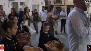 2023 PROCESION DE LA OFRENDA CLAVARIAS CASTELLNOVO 06 10 2023 [upl. by Eceirtal353]