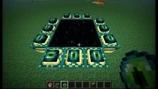 Minecraft Ender Portal bauen l How to build end portal 5 FPS HD [upl. by Enilec]