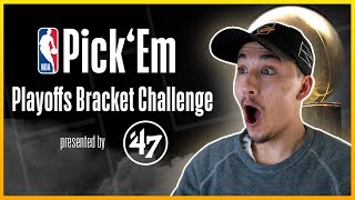 NBA PLAYOFFS PICKEM BRACKET CHALLENGE  Win 1000000 [upl. by Jarl226]