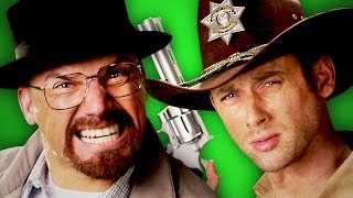 Rick Grimes vs Walter White Behind the Scenes Epic Rap Battles of History [upl. by Ottavia]