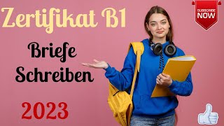 Übungsvideo Briefe schreiben für das Zertifikat B1 [upl. by Enitsenrae]