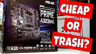 Cheapest AM4 Motherboard Asus A320 MK Cheap Or Trash [upl. by Phionna]