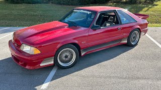 FOR SALE  1987 Ford Mustang Saleen 87096 [upl. by Zippel]