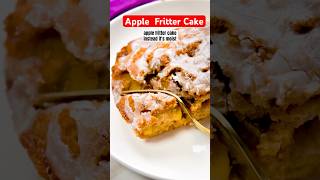 Apple Fritter Cake 🍎 recipe cake baking [upl. by Halac313]