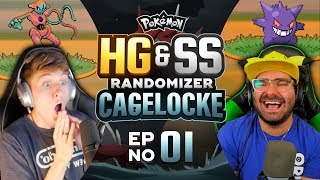 CRINGY OLD VIDEOS  Pokemon Heart Gold and Soul Silver Randomized Cagelocke Ep 01 [upl. by Nivahb328]