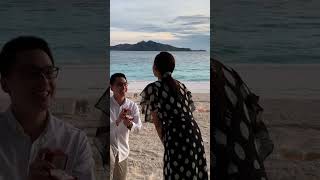 I PROPOSED AT AMANPULO THE PRIVATE LUXURY RESORT IN THE PHILIPPINES [upl. by Nerissa]