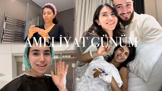 BÜYÜK GÜN GELDİ ESTETİK AMELİYATI OLDUM TÜM SÜREC NASILIM MEME ESTETİĞİ [upl. by Abbye]