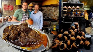 Original CHAMPARAN MEAT HOUSE in Patna  AHUNA MUTTON HANDI  BIHAR FOOD CULTURE [upl. by Nadaha]