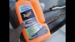 meguiars ultimate ceramic sio2 car wash n wax in a foam cannon sprayer foam baby [upl. by Jobey739]