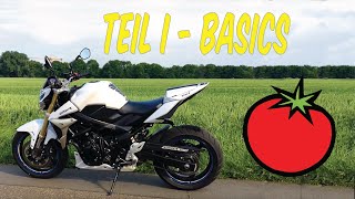 Motorradfahren lernen  Bedienung und Basics  Teil 1 [upl. by Westlund]