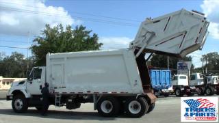 2010 International 7400 with Heil PowerTrak Rear Loader 27yd Capacity [upl. by Galen]