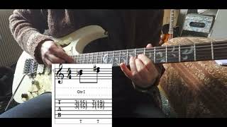 Tapped Harmonics Lick with tabs  DPs Guitar Encyclopedia [upl. by Longmire]