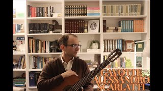 Gavotte  Alessandro Scarlatti  Classical Guitar  Markos Misikos [upl. by Eanej]