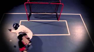 Floorball Goalie Tutorial 13  Penalty shot [upl. by Ainecey]