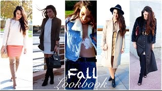 FALL LOOKBOOK  4 tenues dautomne amp 2 tenues de fêtes [upl. by Atekan349]