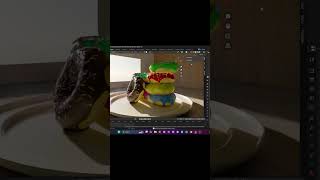 Finished Blender Gurus Donut Tutorial blender3d blenderguru blenderguru finishedproduct [upl. by Heidi]