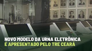 Novo modelo da urna eletrônica é apresentado pelo TRE Ceará [upl. by Ardien]