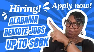 ALERT Alabama Work from Home Jobs Hiring Now  APPLY [upl. by Pepito]