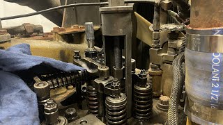 How to remove fuel injectors on Caterpillar Engine [upl. by Heimlich]