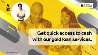 HassleFree Gold Loan  Maximum Finance  Shriram Finance Gold Loan  Shriram Finance Limited [upl. by Hutchings]