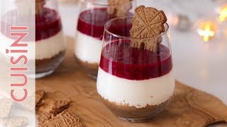 Spekulatius Dessert Creme Rezept  Nachtisch zu Weihnachten selber machen  einfach amp mit Himbeeren [upl. by Engamrahc]