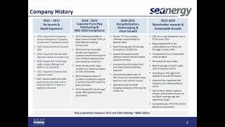 Seanergy Maritime Holdings SHIP Q3 2024 Earnings Presentation [upl. by Mckale]