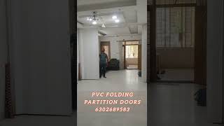 PVC Folding partition doors  Collopsible pvc partitions  Hyderabad Bangalore amp chennai  shorts [upl. by Mallen]