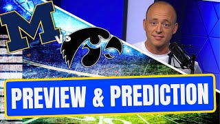 Michigan vs Iowa  Big Ten Championship Preview amp Prediction Late Kick Cut [upl. by Rodmann]